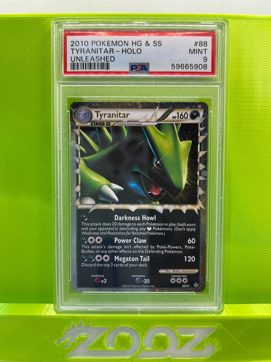 Tyranitar 88/95 UNLEASHED Graded hotsell Pokemon Card - PSA 7