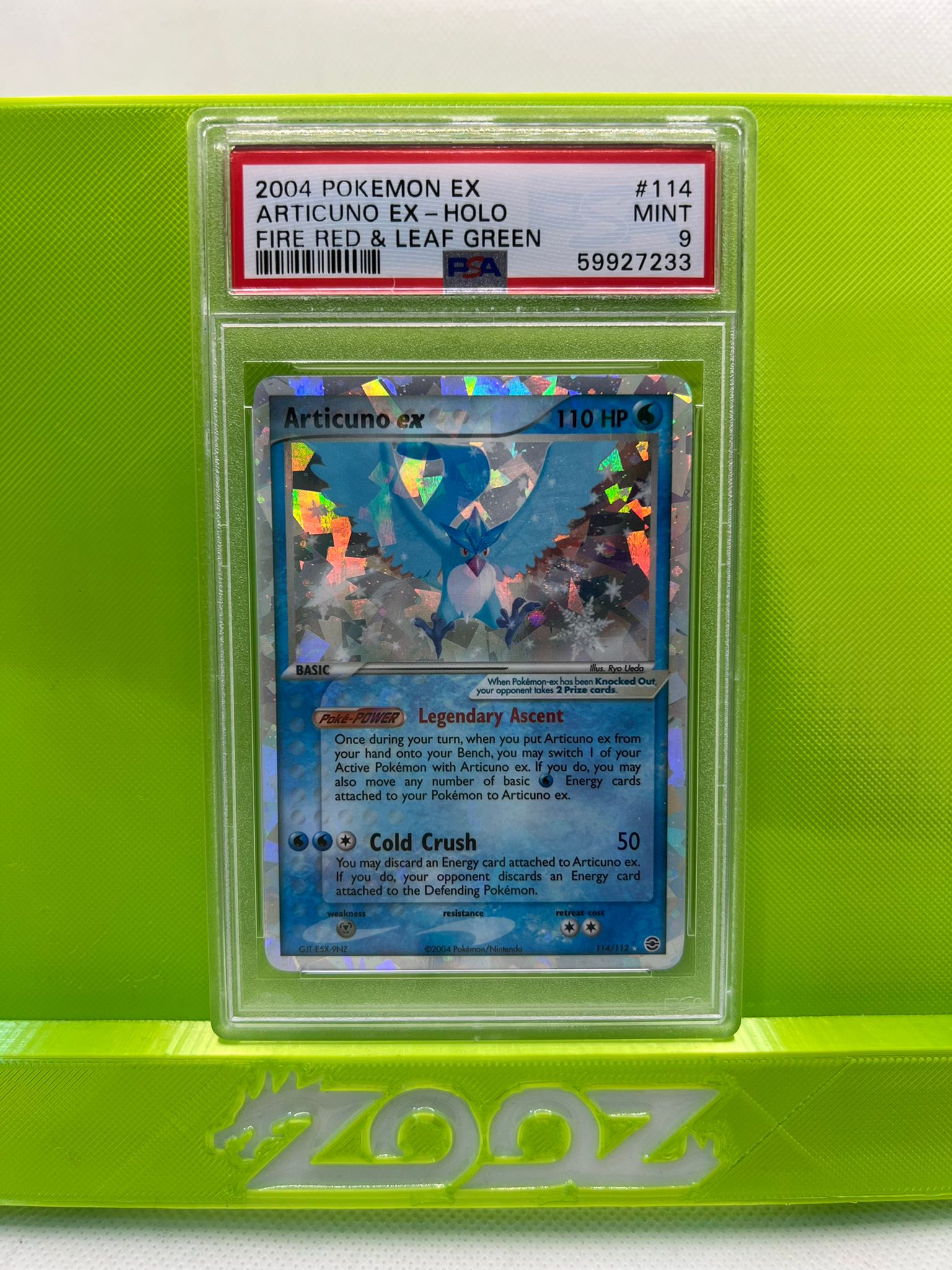 PSA 9 Pokemon EX Articuno EX #114 Fire Red & Leaf Green Holo